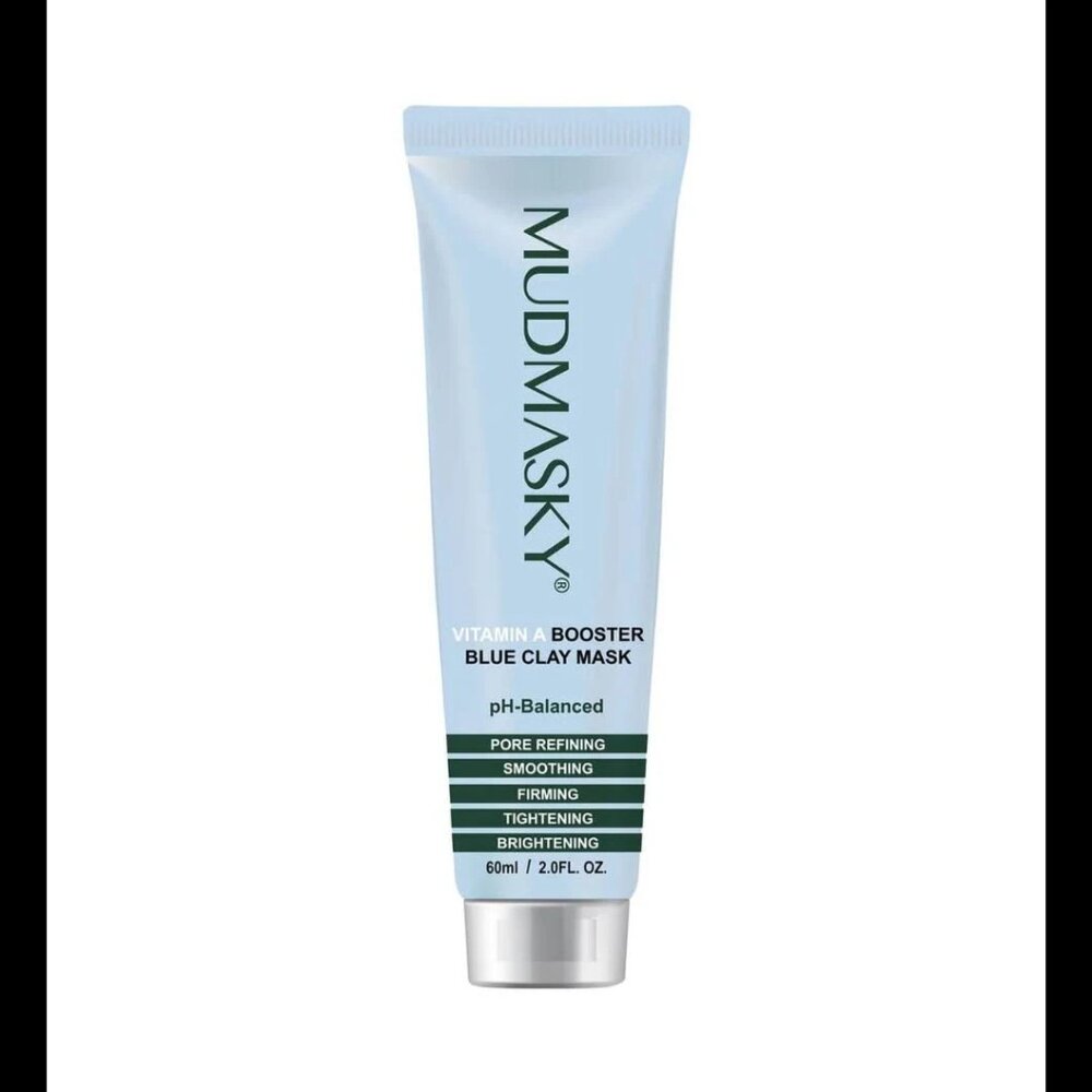 Mudmasky Vitamin A Booster Blue Clay Mask -2.0 fl.oz. - NEW
